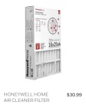 honeywell home air cleaner filter