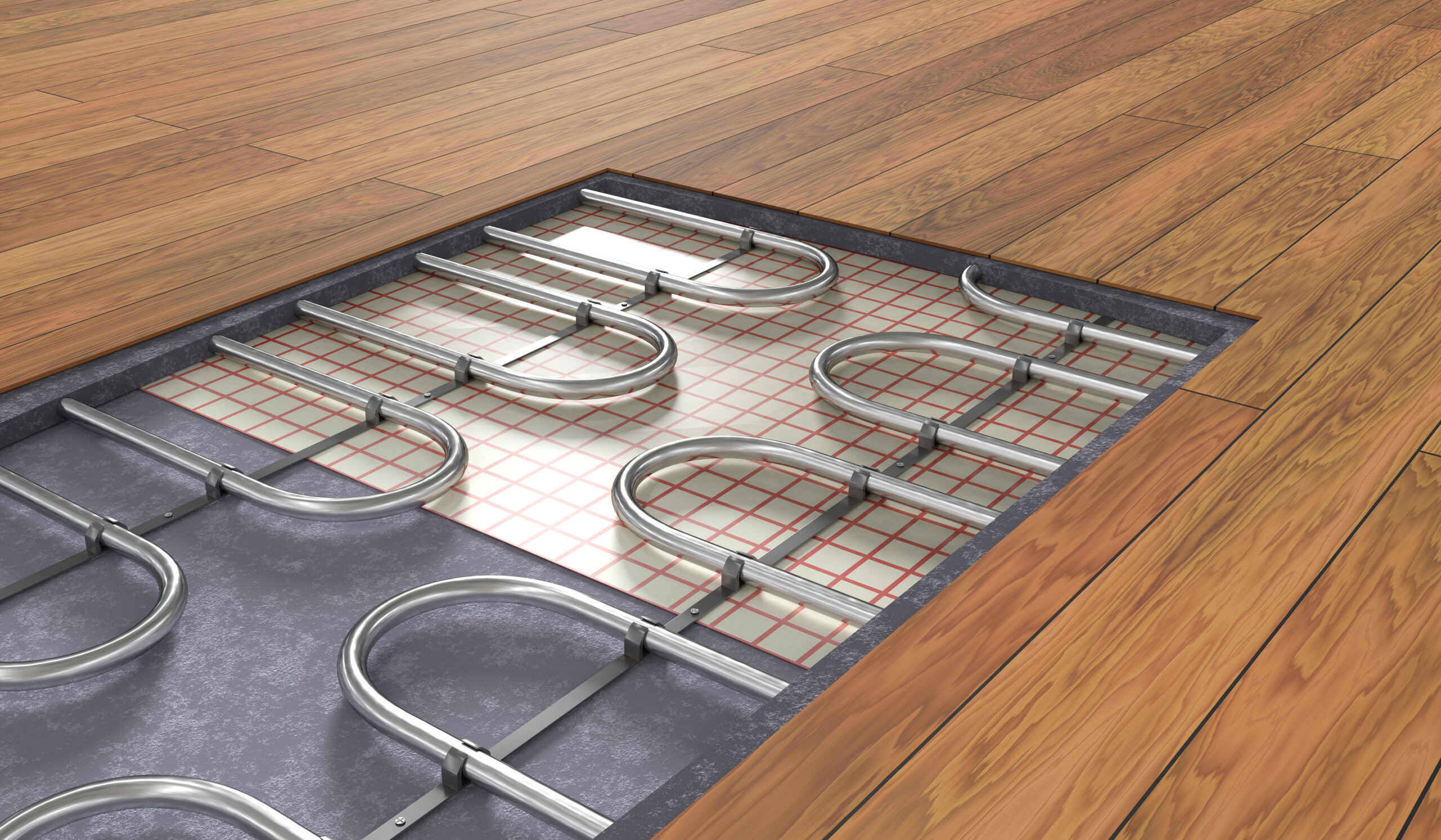 In-floor radiant heating